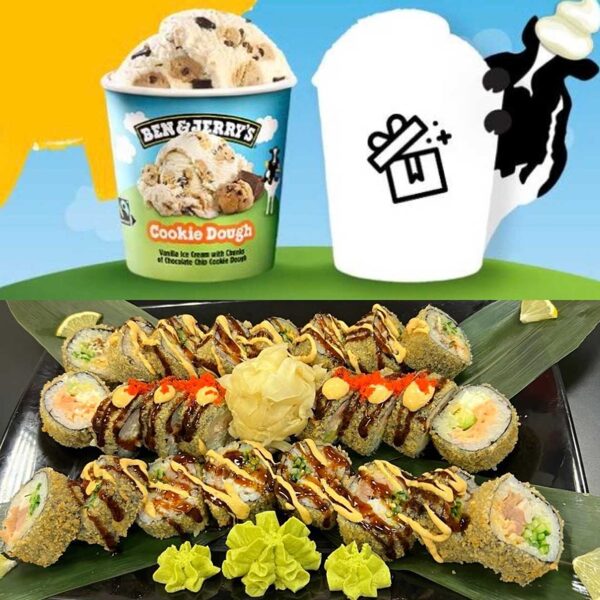 King Tempura (24.gab) + 1+1 Ben & Jerry's